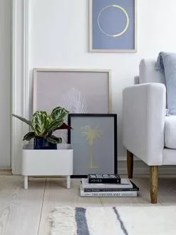 Bloomingville Bloempot Wit Metaal 8 Bloomingville Bloempot Wit Metaal -DECORATIE Winkel bloomingville bloempot wit metaal 2