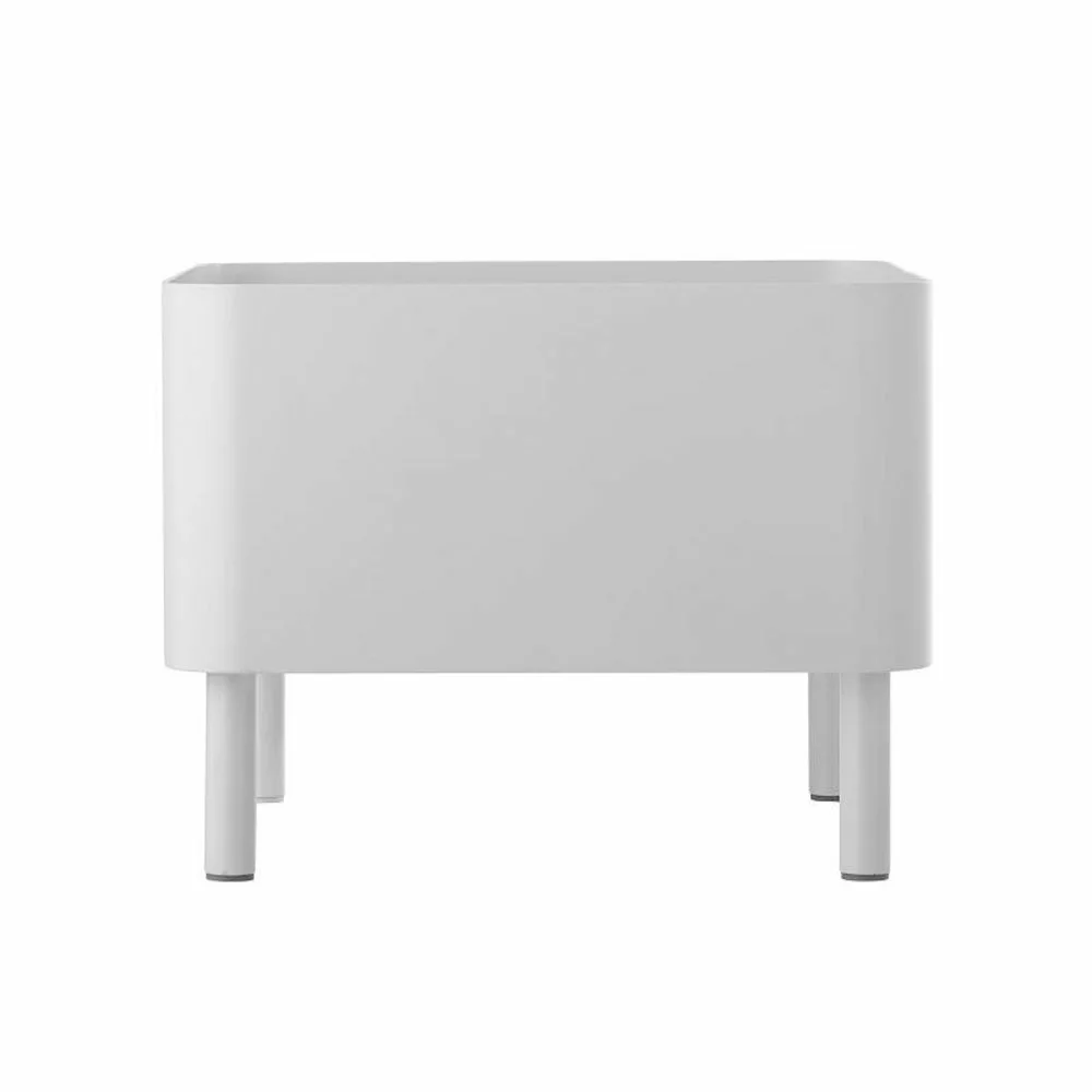 Bloomingville Bloempot Wit Metaal 3 Bloomingville Bloempot Wit Metaal