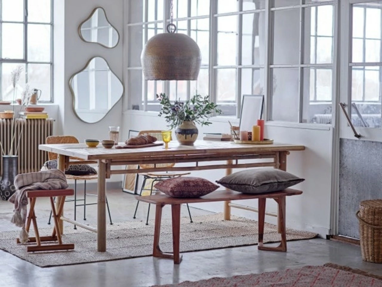 Bloomingville Conan Dienblad - Goud 6 Bloomingville Conan Dienblad - Goud - Afbeelding 4