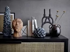 Bloomingville Decoratie Object Aardewerk - Blauw -DECORATIE Winkel bloomingville decoratie object aardewerk blauw 2