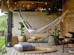 Bloomingville Effie Lantaarn - Bamboe/glas -DECORATIE Winkel bloomingville effie lantaarn bamboe glas 2