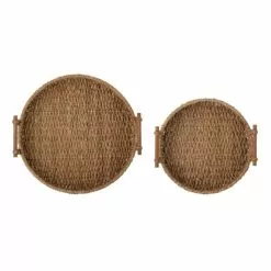 Bloomingville Lula Dienbladen Set Van 2 Stuks - 82053624 -DECORATIE Winkel bloomingville lula dienbladen set van 2 stuks 8205 2