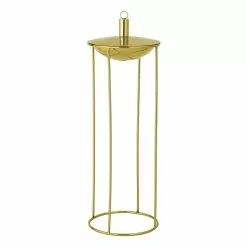 Bloomingville Olielamp Goud Ø19x57cm