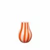 Broste Copenhagen Ada Vaas Stripe Pumpkin Orange Ø15,5cm - 14485059 -DECORATIE Winkel broste copenhagen ada vaas stripe pumpkin orange 1