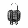 Broste Copenhagen Goran Lantaarn Bamboe/glas Zwart- Ø37XH42CM -DECORATIE Winkel broste copenhagen goran lantaarn bamboe glas zwart 2