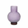 Broste Copenhagen Mari Vaas Glas Aubergine - Ø20xh27cm