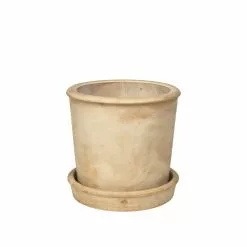 Broste Copenhagen Rolf Bloempot Beige Ø37cm - 14469055