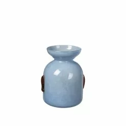 Broste Copenhagen Vera Vaas Blauw Ø21cm - 14485041
