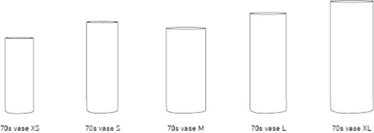 HKliving 70's Keramieken Vaas L - Dunes 10 HKliving 70's Keramieken Vaas L - Dunes - Afbeelding 8