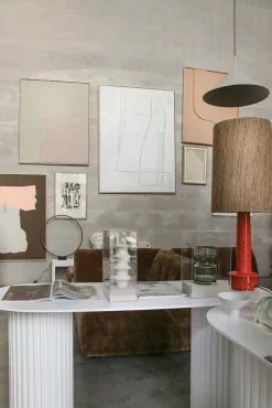 HKliving Abstract Painting - Mosterd/nude 100x120cm 13 HKliving Abstract Painting - Mosterd/nude 100x120cm -DECORATIE Winkel hkliving abstract painting mosterd nude 100x120cm 4