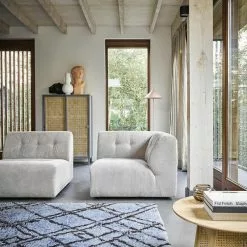 HKliving Bloemenvaas Glas Bruin -DECORATIE Winkel hkliving bloemenvaas glas bruin 2