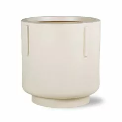 HKliving Bloempot Aardewerk - Creme