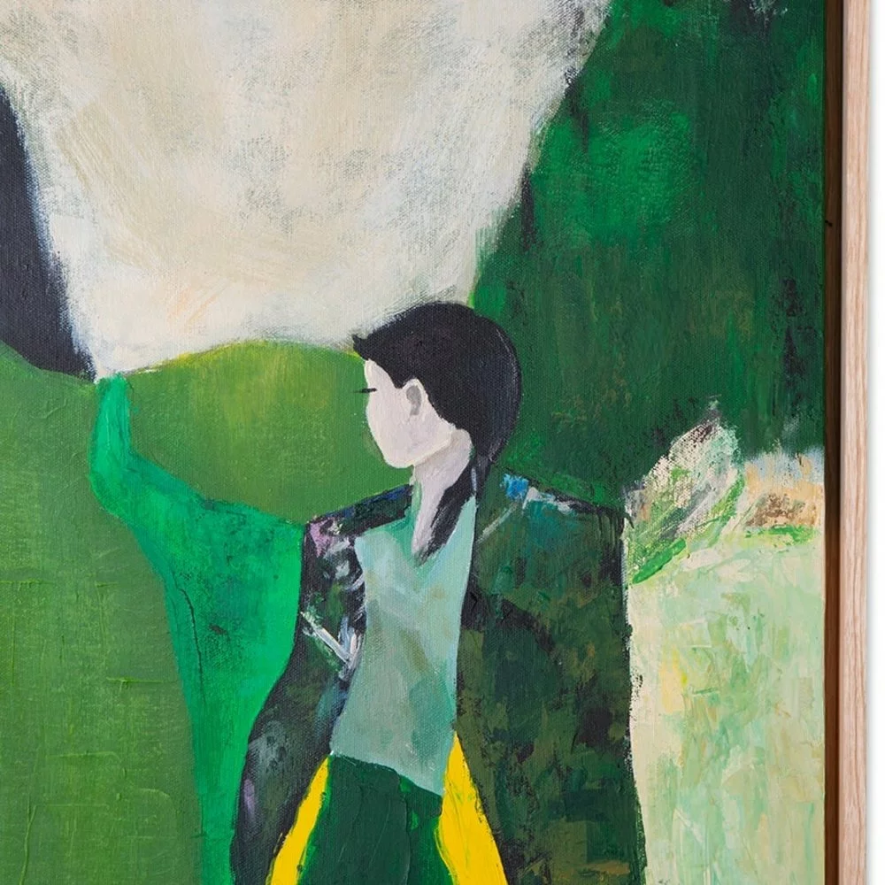 HKliving Frame Painting Fresh Nature - 40x50cm 4 HKliving Frame Painting Fresh Nature - 40x50cm - Afbeelding 2