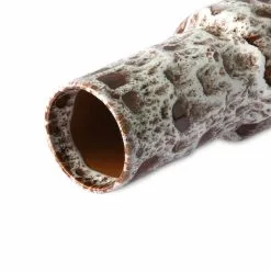 HKliving Keramieken Retro Vaas Lava Wit -DECORATIE Winkel hkliving keramieken retro vaas lava wit 2