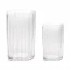HKliving Ribbed Vazen Set Glas 2 HKliving Ribbed Vazen Set Glas -DECORATIE Winkel hkliving ribbed vazen set glas
