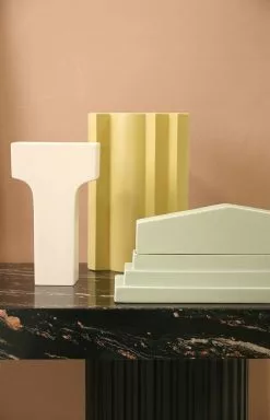 HKliving Romina Gris - Romeins Cornice Vaas -DECORATIE Winkel hkliving romina gris romeins cornice vaas 3