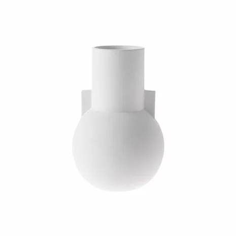 HKliving Vaas Mat Wit 4 HKliving Vaas Mat Wit - Afbeelding 2
