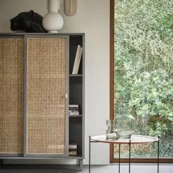 HKliving Vaas Mat Wit -DECORATIE Winkel hkliving vaas mat wit 3