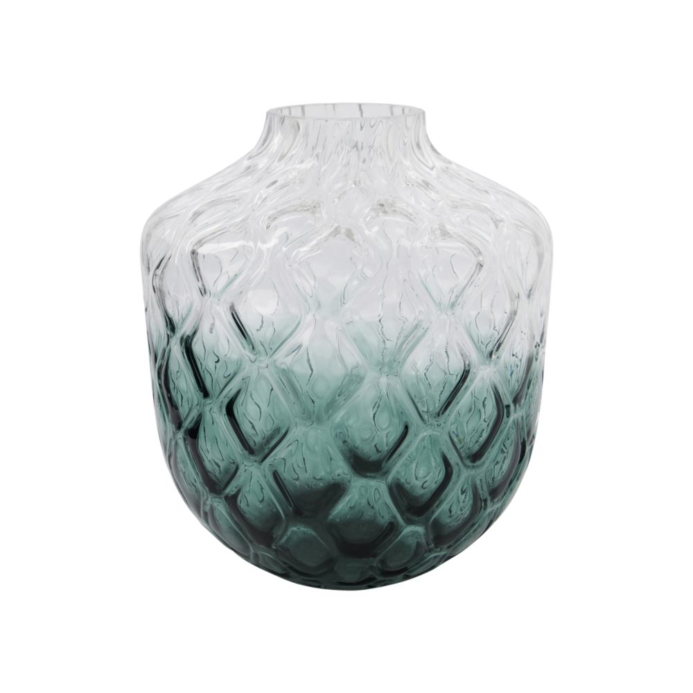 House Doctor Art Deco Vaas - Groen 3 House Doctor Art Deco Vaas - Groen