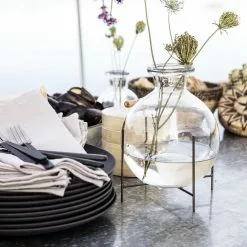 House Doctor Lana Vaas Glas Ø10cm 8 House Doctor Lana Vaas Glas Ø10cm -DECORATIE Winkel house doctor lana vaas glas 10cm 2