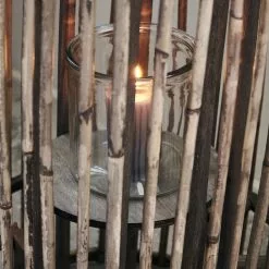 House Doctor Ova Lantaarn Rotan - Naturel -DECORATIE Winkel house doctor ova lantaarn rotan naturel 1