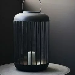 House Doctor Pamal Lantaarn 52cm - Antiek Bruin -DECORATIE Winkel house doctor pamal lantaarn 52cm antiek bruin 1