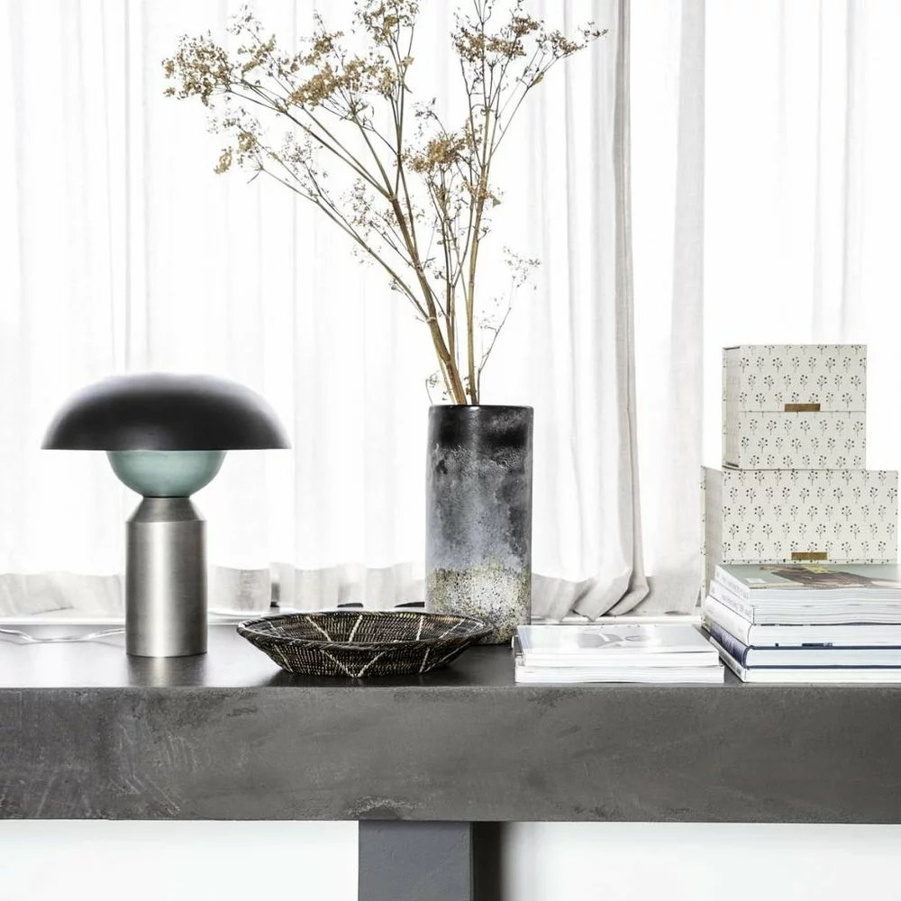 House Doctor Rock Vaas Glas Ø14cm 4 House Doctor Rock Vaas Glas Ø14cm - Afbeelding 2