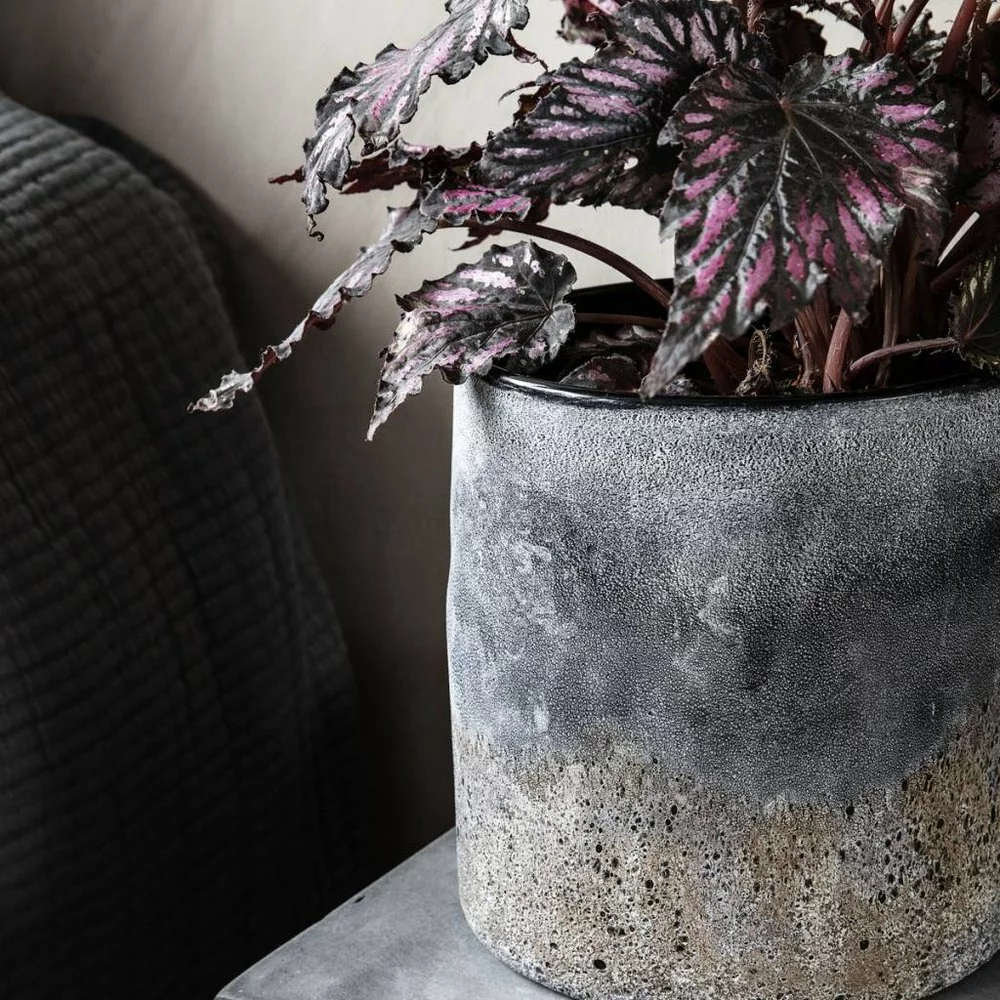 House Doctor Rock Vaas Glas Ø20cm 5 House Doctor Rock Vaas Glas Ø20cm - Afbeelding 3