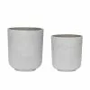 Hubsch Bloempot Lichtgrijs - Set Van 2 Stuks 1 Hubsch Bloempot Lichtgrijs - Set Van 2 Stuks -DECORATIE Winkel hubsch bloempot lichtgrijs set van 2 stuks