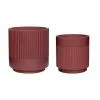 Hubsch Bloempot Set Bordeaux -DECORATIE Winkel hubsch bloempot set bordeaux