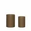 Hubsch Edna Bloempotten Bruin Set Van 2 Stuks - 761504 -DECORATIE Winkel hubsch edna bloempotten bruin set van 2 stuks 7615