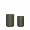 Hubsch Edna Bloempotten Groen Set Van 2 Stuks - 761505 2 Hubsch Edna Bloempotten Groen Set Van 2 Stuks - 761505 -DECORATIE Winkel hubsch edna bloempotten groen set van 2 stuks 7615