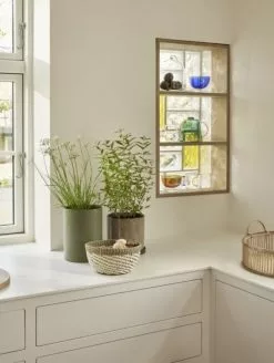 Hubsch Edna Bloempotten Groen Set Van 2 Stuks - 761505 -DECORATIE Winkel hubsch edna bloempotten groen set van 2 stuks 7615 3