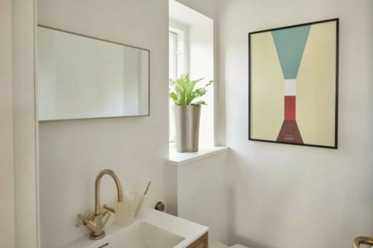 Hubsch Shine Spiegel Medium Geel - 021505 6 Hubsch Shine Spiegel Medium Geel - 021505 - Afbeelding 4