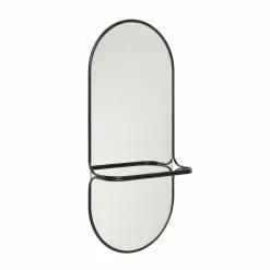 Hubsch Spiegel Metaal - Zwart