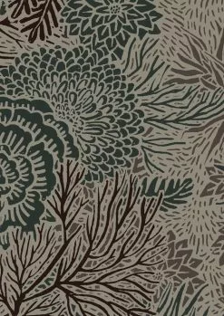 KEK Amsterdam Botanisch Patroon Behang 100x280cm FR-015