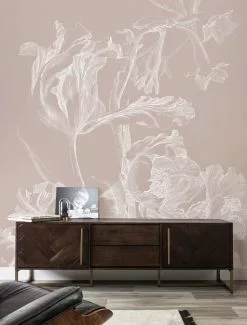 KEK Amsterdam Engraved Bloemen Behang Nude WP-747 300x280cm -DECORATIE Winkel kek amsterdam engraved bloemen behang nude wp 747 3