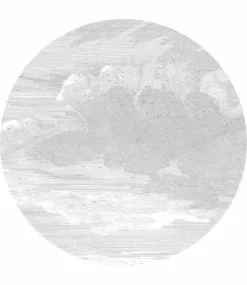KEK Amsterdam Engraved Clouds Behangcirkel SC-057 - ø142,5cm