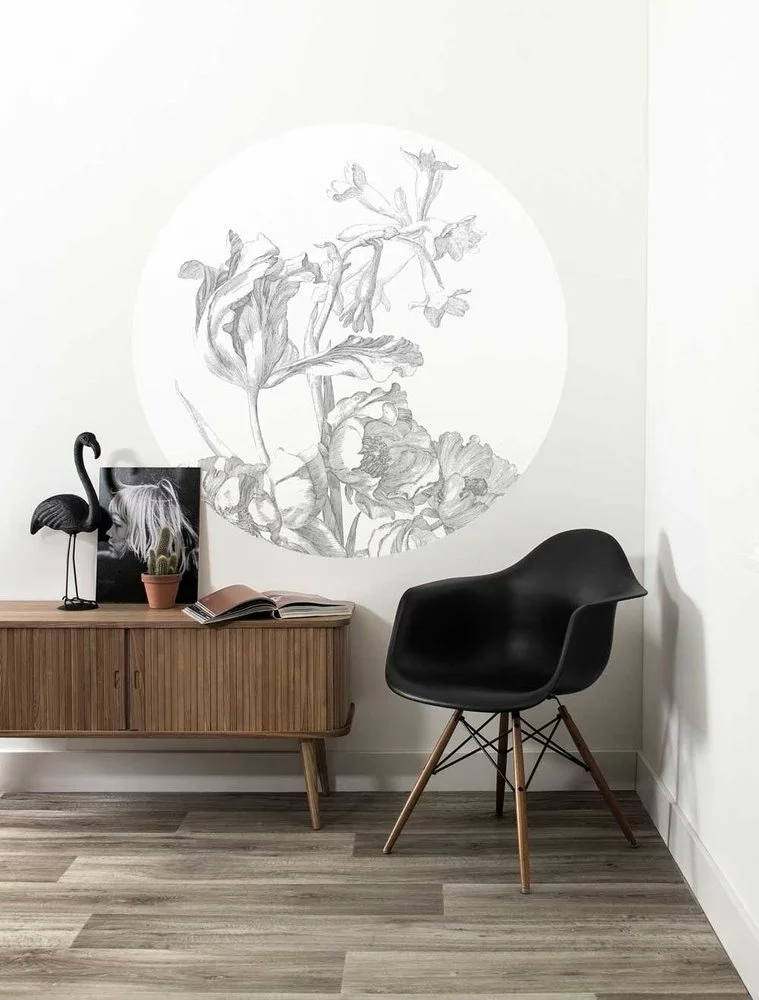 KEK Amsterdam Engraved Flowers Behangcirkel BC-059 - ø237,5cm 5 KEK Amsterdam Engraved Flowers Behangcirkel BC-059 - ø237,5cm - Afbeelding 3