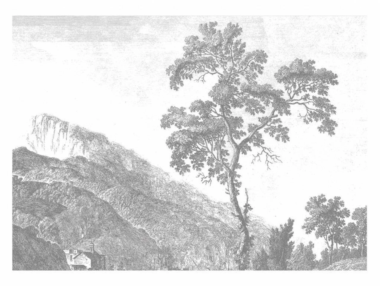 KEK Amsterdam Engraved Landscapes Behang 7 KEK Amsterdam Engraved Landscapes Behang - Afbeelding 5