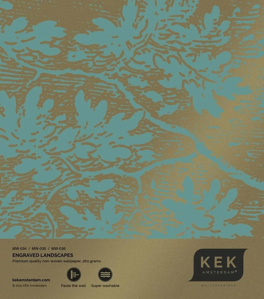 KEK Amsterdam Engraved Landscapes Goud Behang MW-036 - 400x280cm 5 KEK Amsterdam Engraved Landscapes Goud Behang MW-036 - 400x280cm - Afbeelding 3