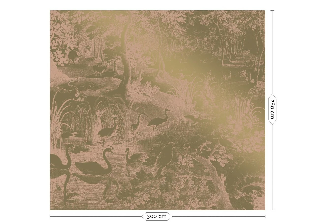 KEK Amsterdam Engraved Landscapes Goud Behang MW-038 - 300x280cm 3 KEK Amsterdam Engraved Landscapes Goud Behang MW-038 - 300x280cm