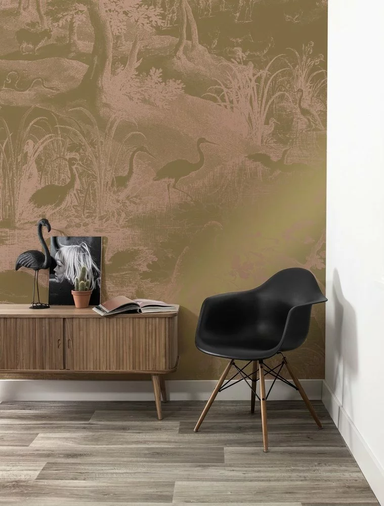 KEK Amsterdam Engraved Landscapes Goud Behang MW-038 - 300x280cm 4 KEK Amsterdam Engraved Landscapes Goud Behang MW-038 - 300x280cm - Afbeelding 2