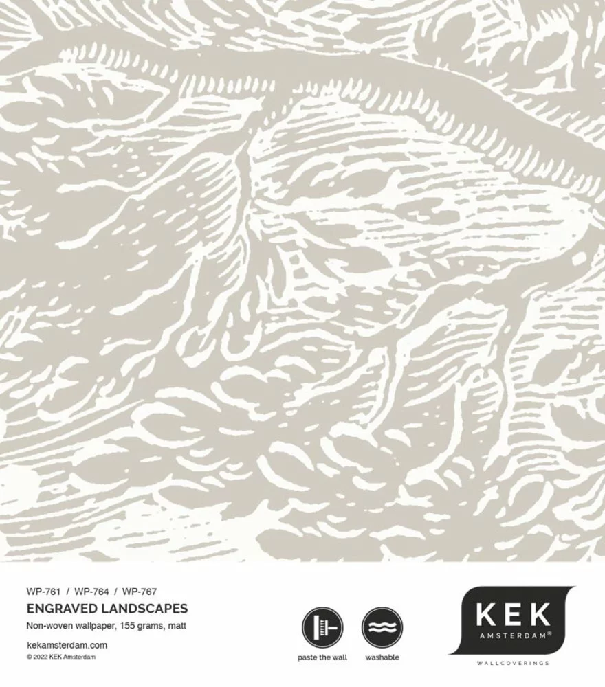 KEK Amsterdam Engraved Landschappen Behang WP-764 Grijs 300x280cm 5 KEK Amsterdam Engraved Landschappen Behang WP-764 Grijs 300x280cm - Afbeelding 3