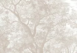 KEK Amsterdam Engraved Landschappen Behang Zand WP-772 200x280cm