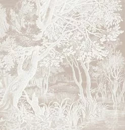 KEK Amsterdam Engraved Landschappen Behang Zand WP-769 400x280cm