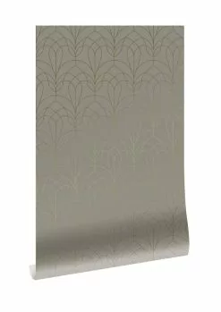 KEK Amsterdam Golden Lines Behang 100x280cm Taupe / Goud MW-085