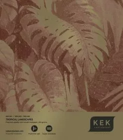 KEK Amsterdam Tropical Landscapes Goud Behang MW-063 - 400x280cm -DECORATIE Winkel kek amsterdam tropical landscapes goud behang mw 0 5