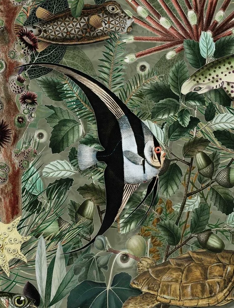 KEK Amsterdam Underwater Jungle Fotobehang WP-691 - 194,8 X 280 Cm 4 KEK Amsterdam Underwater Jungle Fotobehang WP-691 - 194,8 X 280 Cm - Afbeelding 2