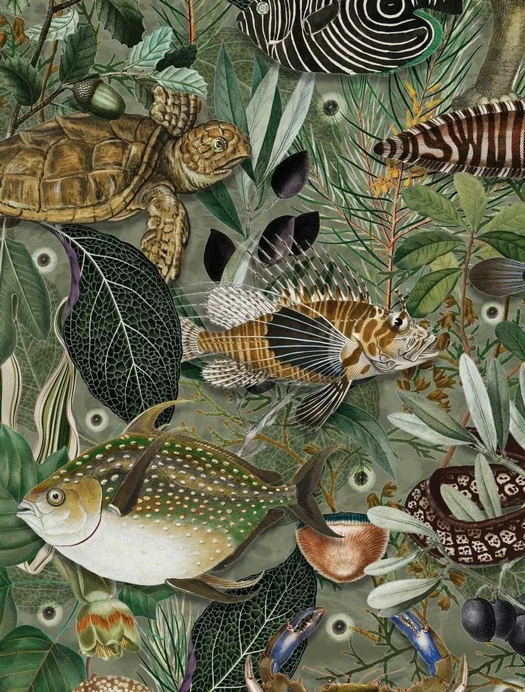 KEK Amsterdam Underwater Jungle Fotobehang WP-691 - 194,8 X 280 Cm 5 KEK Amsterdam Underwater Jungle Fotobehang WP-691 - 194,8 X 280 Cm - Afbeelding 3